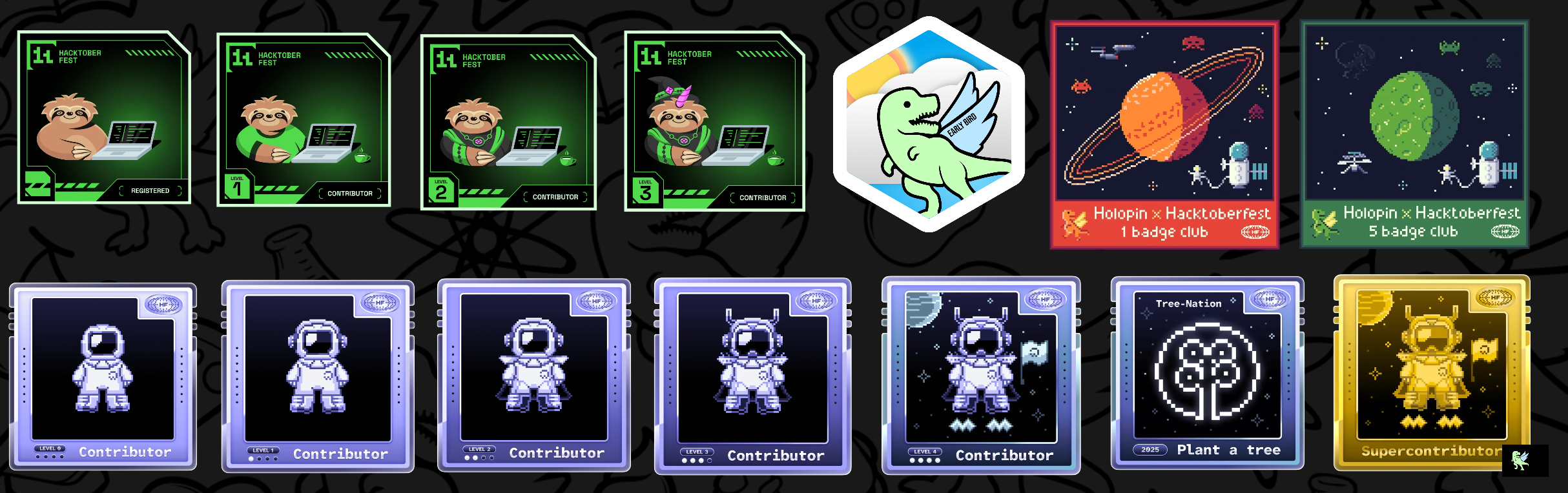 An image of @yashbahadure18's Holopin badges, which is a link to view their full Holopin profile