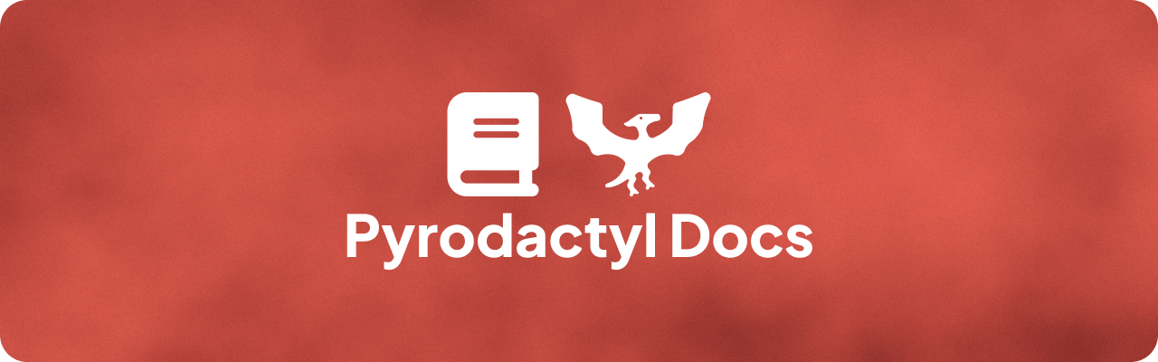 Banner with Pyrodactyl Logo