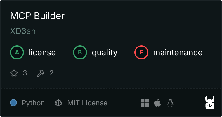 Builder MCP server