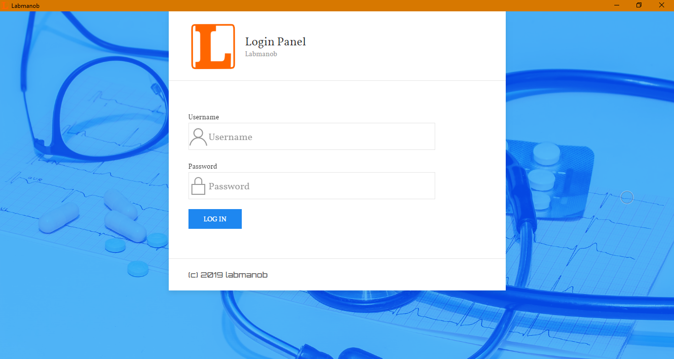 Labmanob Login Panel