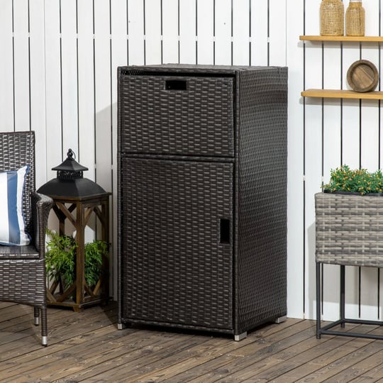 outsunny-outdoor-towel-rack-pool-toy-cabinet-hot-tub-accessory-storage-freestanding-waterproof-pe-ra-1