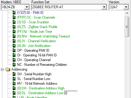 XBEE Router AT