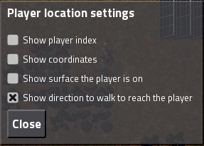 Locator settings