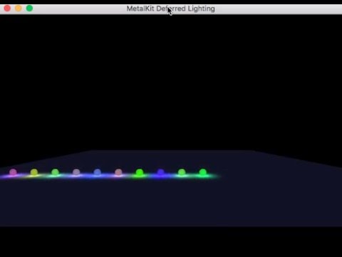OSX MetalKit Deferred Lighting