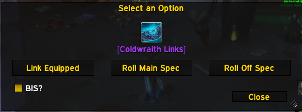 Item Roll