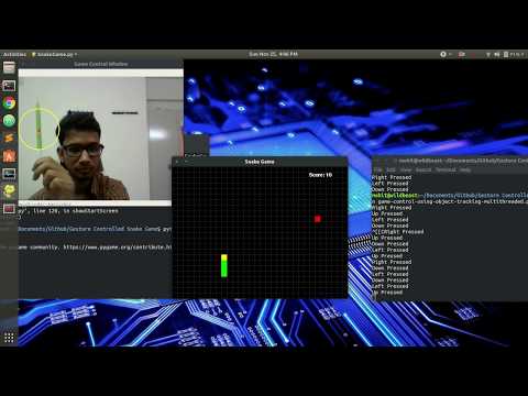 Gesture Controlled Snake Game Using OpenCV and Python