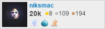 profile for niksmac on Stack Exchange, a network of free, community-driven Q&A sites