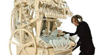 Wintergatan - Marble Machine  music instrument using 2000 marbles 