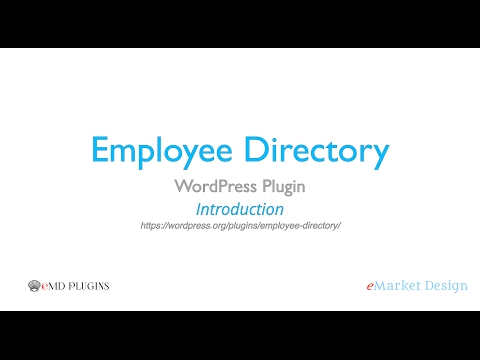 Introduction Video to get you started with Employee Directory