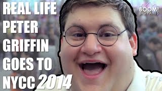 Real Life Peter Griffin Goes To NYCC 2014