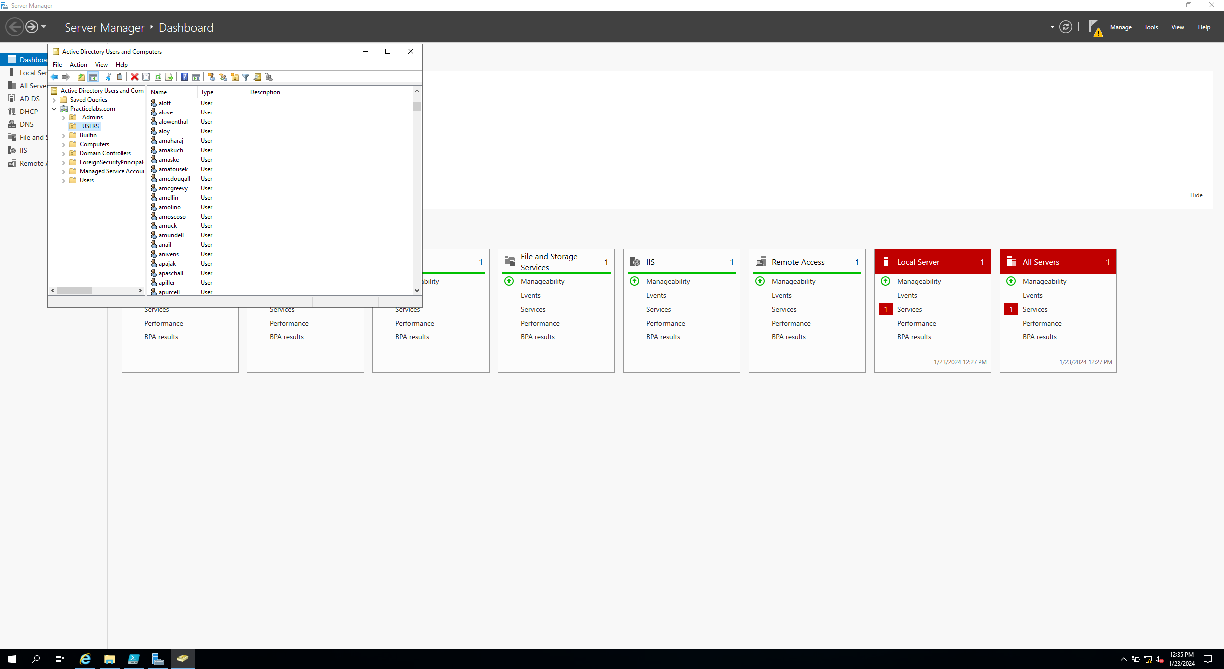 server configuration