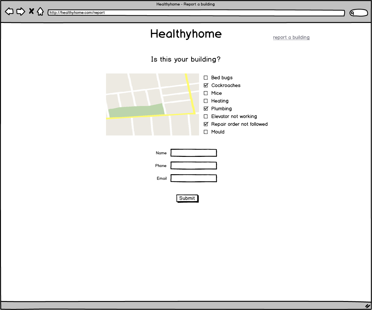 Verify Building Page