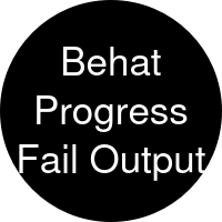 Behat Progress Fail Output logo