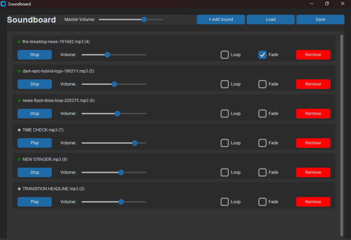 GitHub - ChristianDeoManlangit/Python-SoundBoard-App: A customizable ...