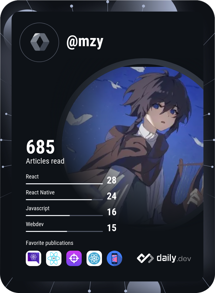 mzy's Dev Card