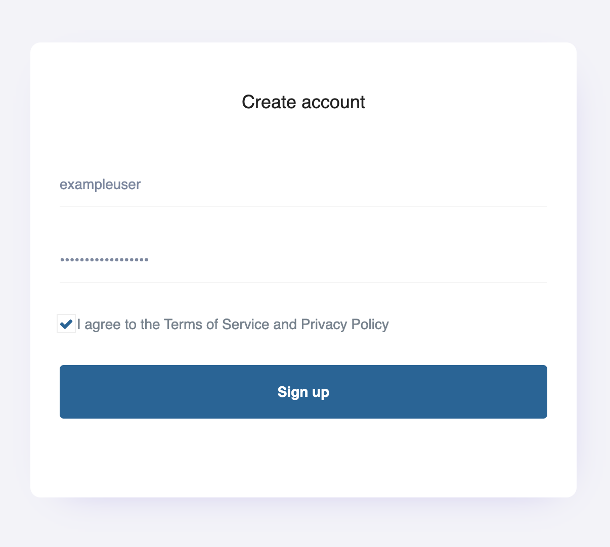 The sign up page for AnkiCollab website