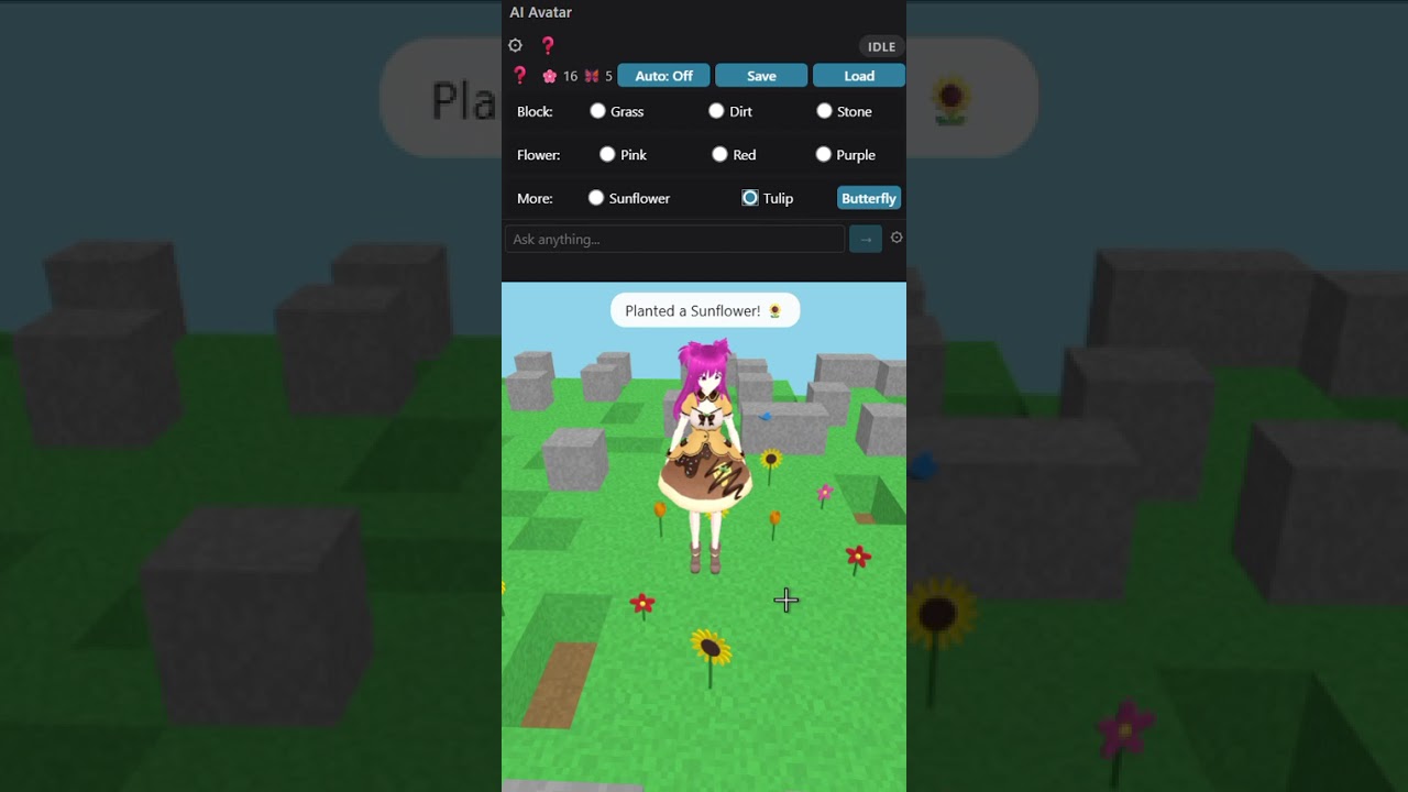AI Avatar Voxel Avatar Mode v20 Demo