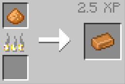 Image of dusts smelting to ingots.