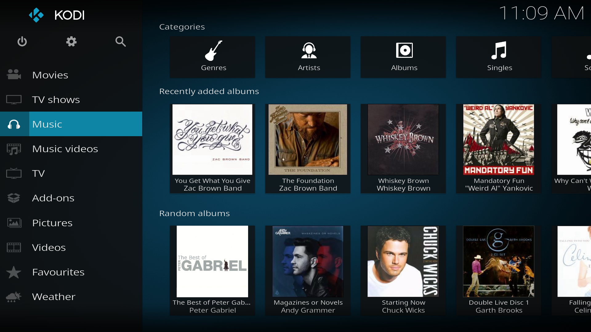 Screenshot from kodi