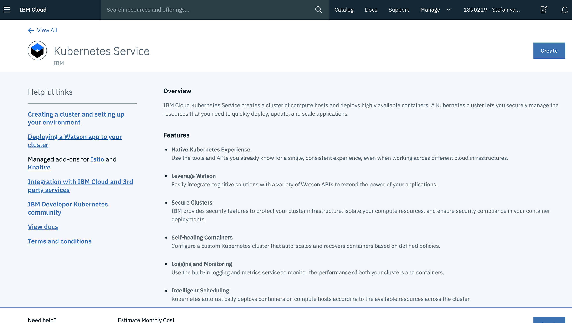 IBM Cloud — Kubernetes Service overview