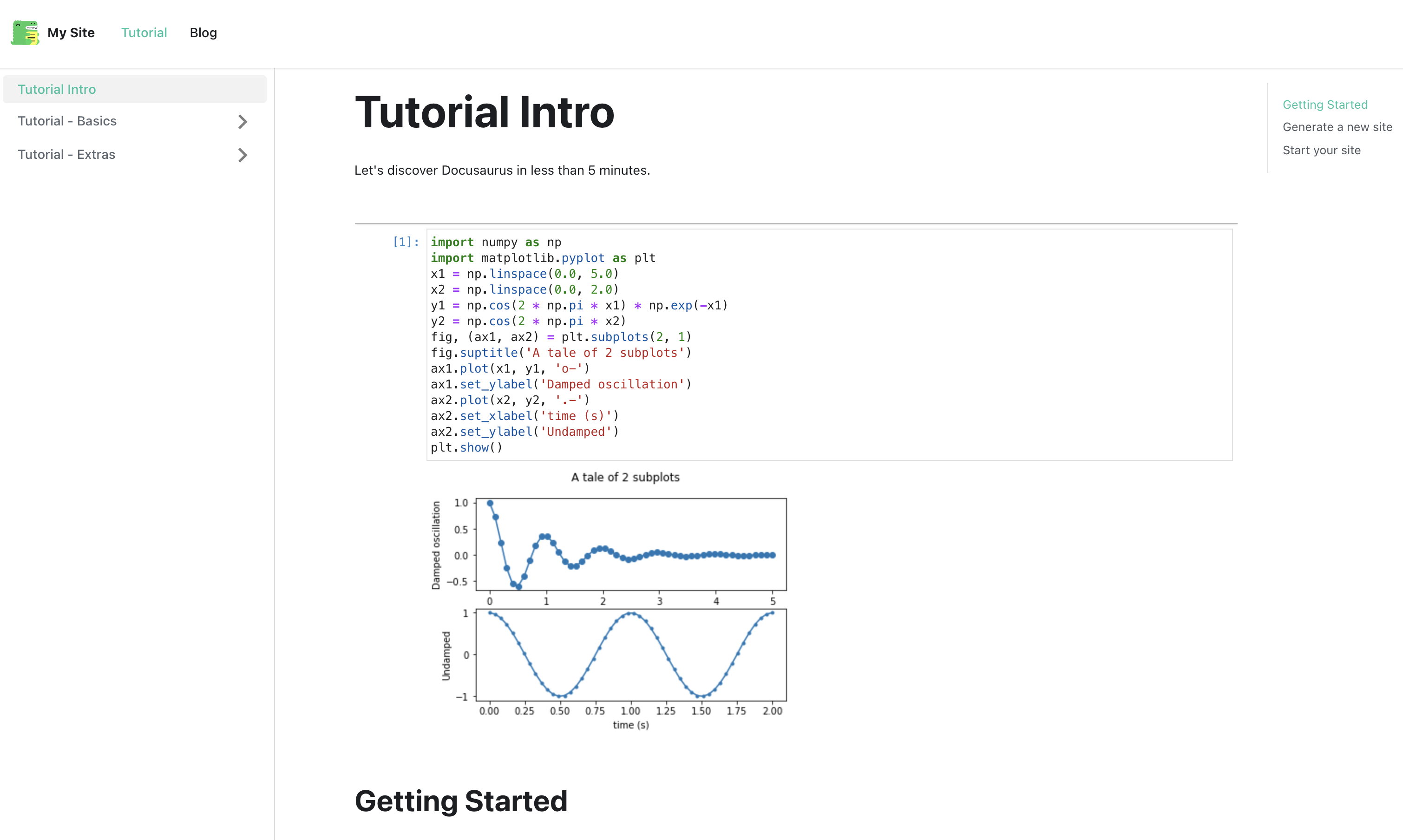 Jupyter UI Docusaurus