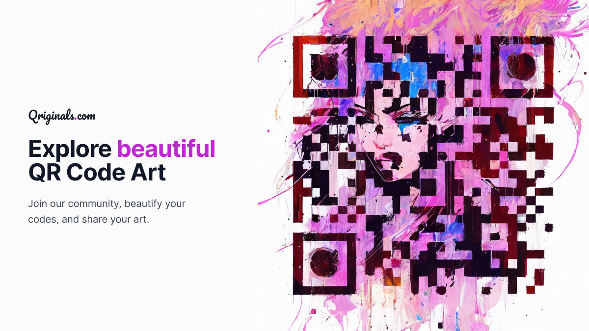 Qriginals is a platform for creating and sharing QR code designs.