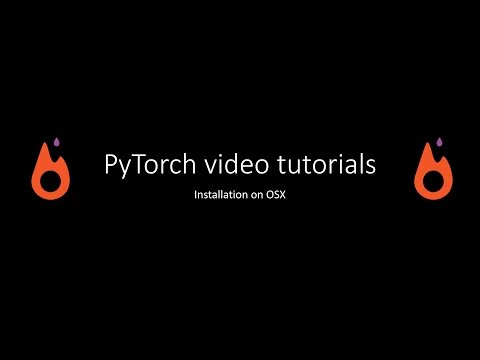 Install PyTorch on OSX