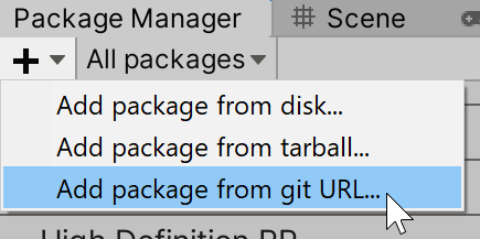 Add Git URL