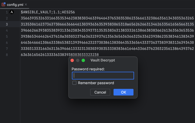 Password dialog