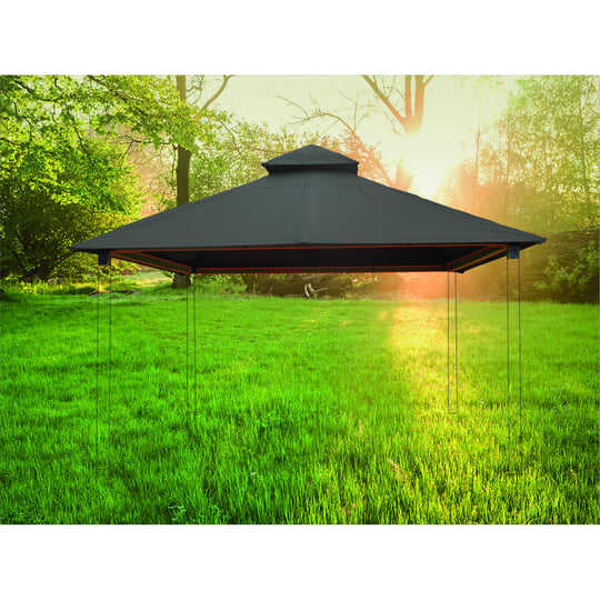 riverstone-industries-12-ft-sq-acacia-gazebo-roof-framing-and-mounting-kit-with-outdura-canopy-taupe-1