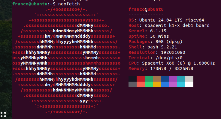 BPI-F3 Running Ubuntu 24.04