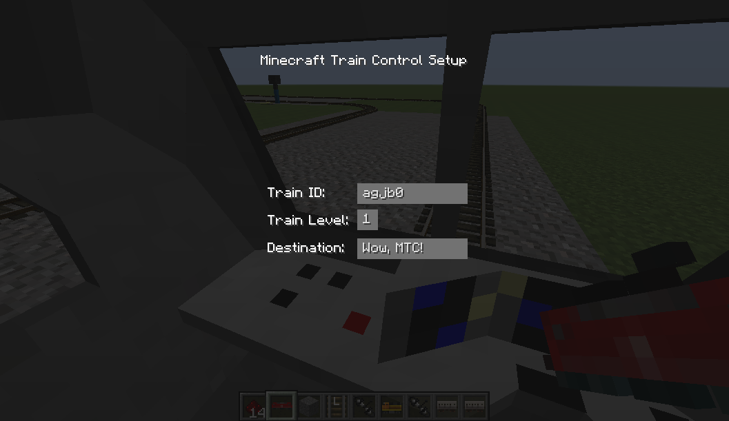 MTC information screen