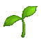 emoji animado Planta joven🌱 title=