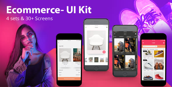 E-Commerce UI-UX Kit Banner