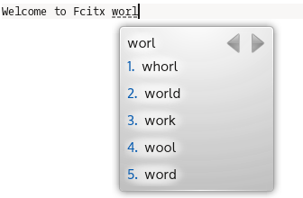 keyboard engine from fcitx 4