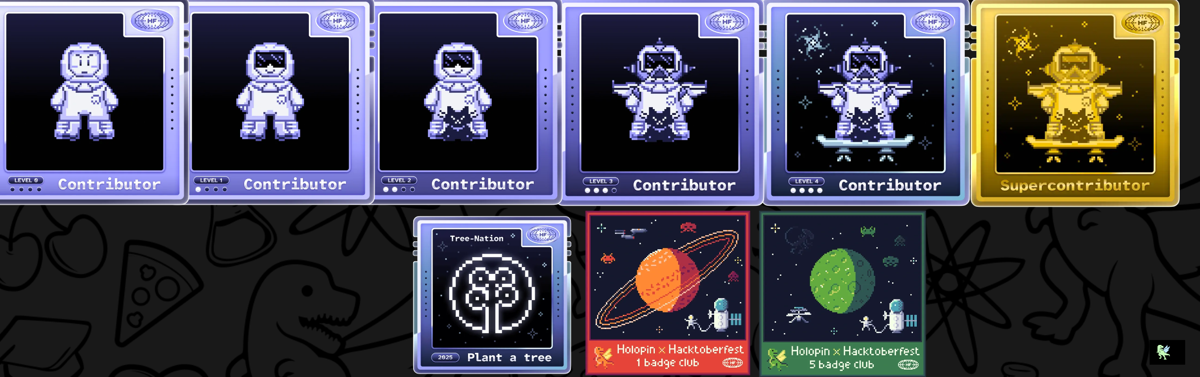 An image of @riyakumari001's Holopin badges, which is a link to view their full Holopin profile