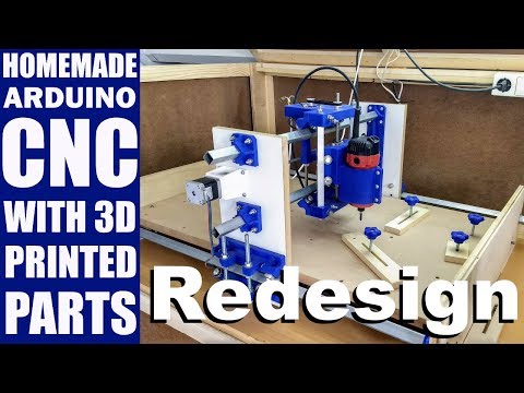 Click to view: Homemade CNC with 3D printed parts V2