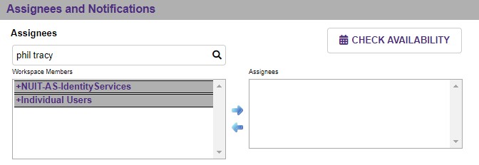 Assignee Search by Member Name