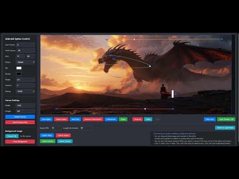 Spline Path Control Video