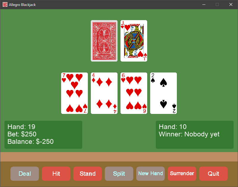 Blackjack Screenshot