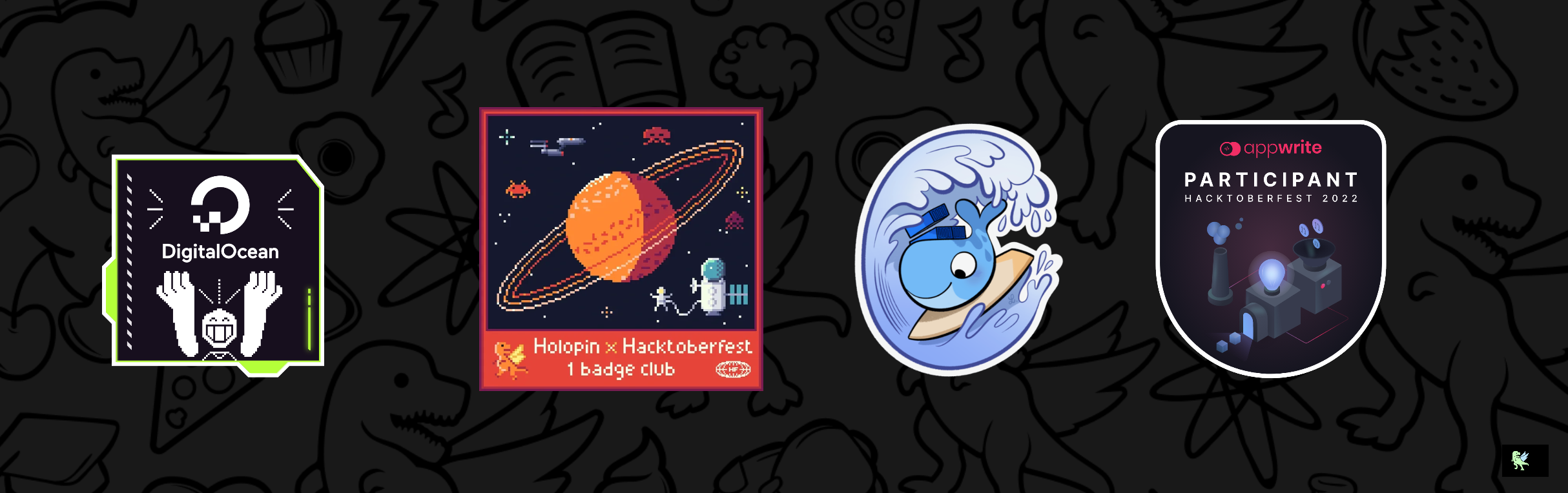 @copterdotjs's Holopin board