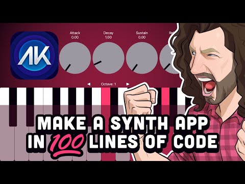 How to Make a Synth App for iOS with AudioKit | 100 Lines of Code