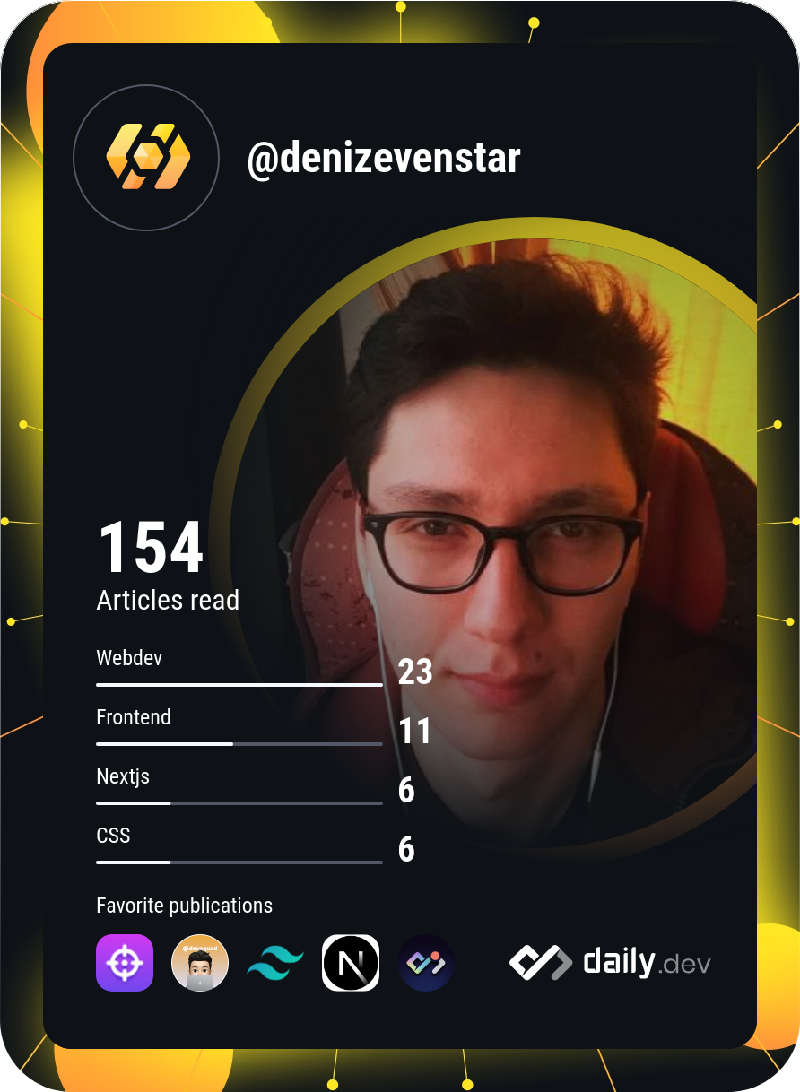 Deniz Cansever's Dev Card