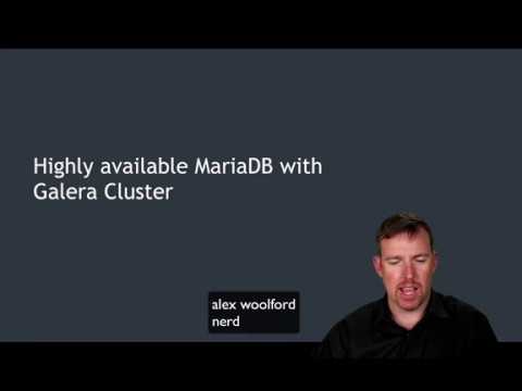 Highly available MariaDB with Galera Cluster