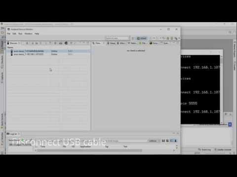 Connecting device via ADB