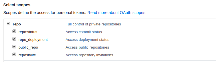 github access token