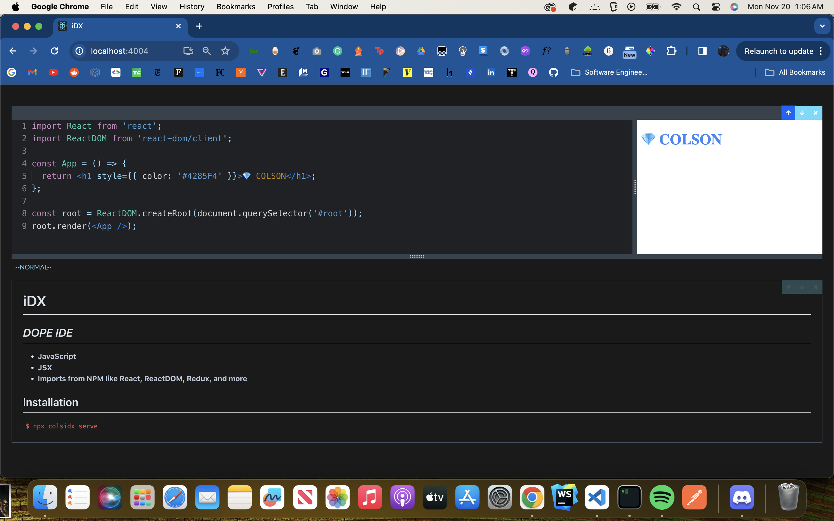 GitHub - colson0x1/idx: An advanced online IDE built with React, Redux ...
