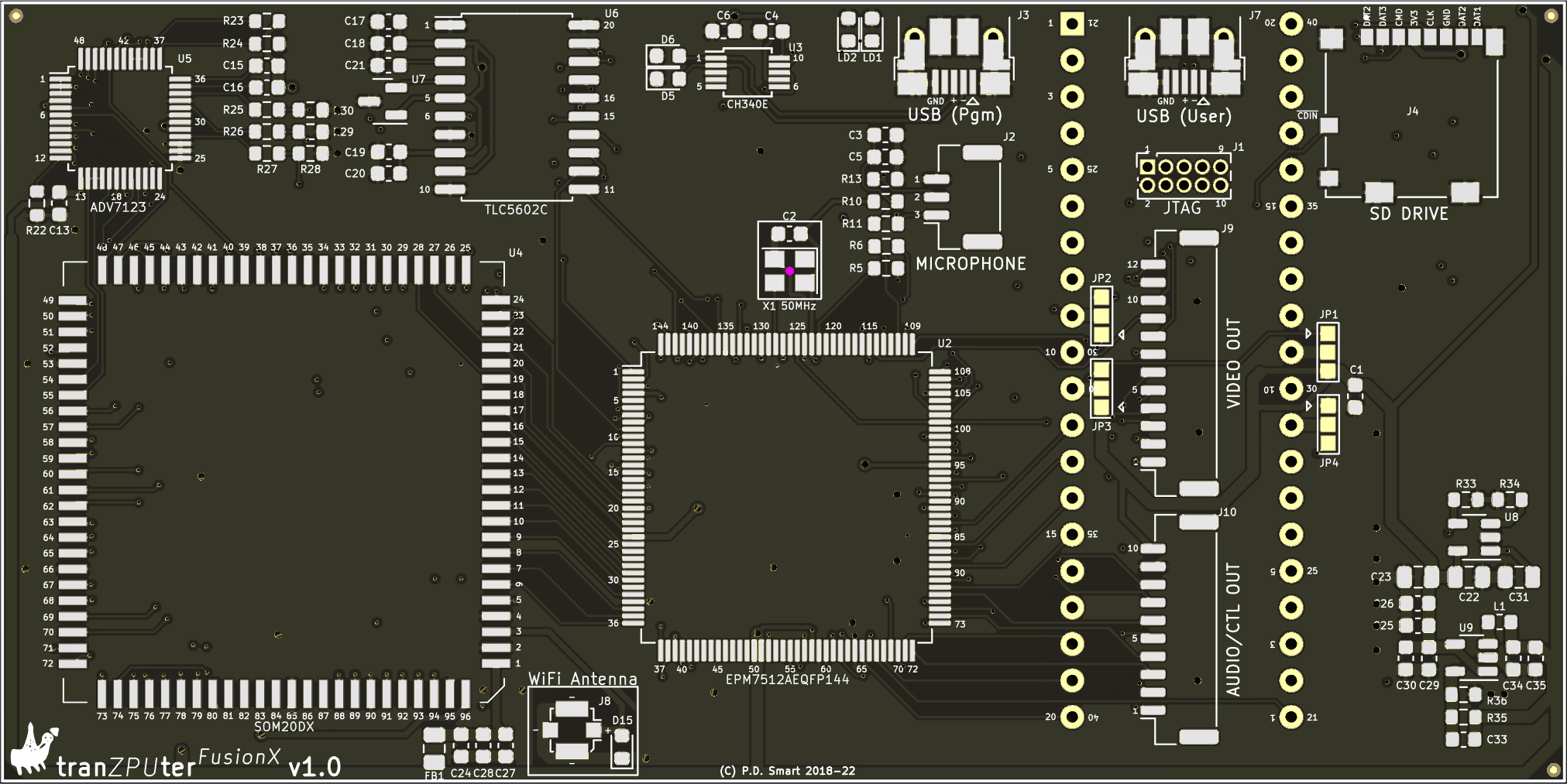 FusionX PCB Top