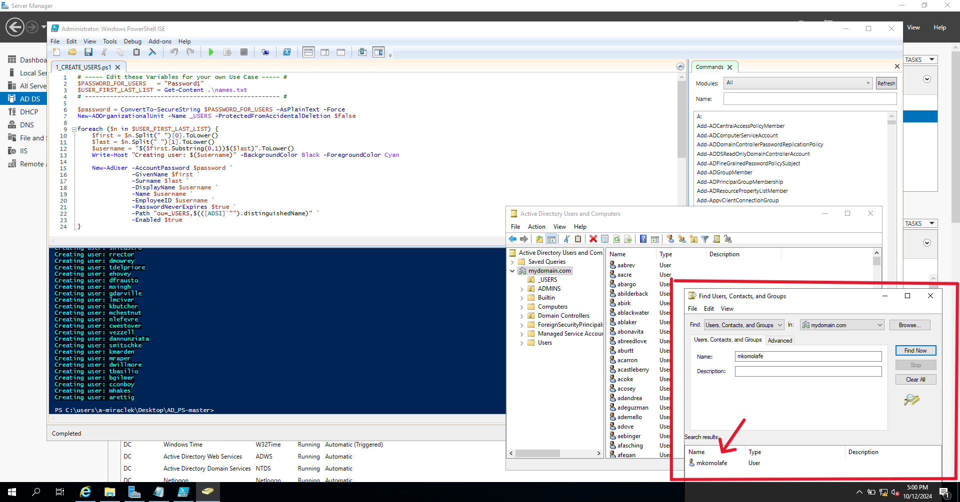 GitHub - lakeside007/PowerShell-automation-for-bulk-AD-users-creation ...