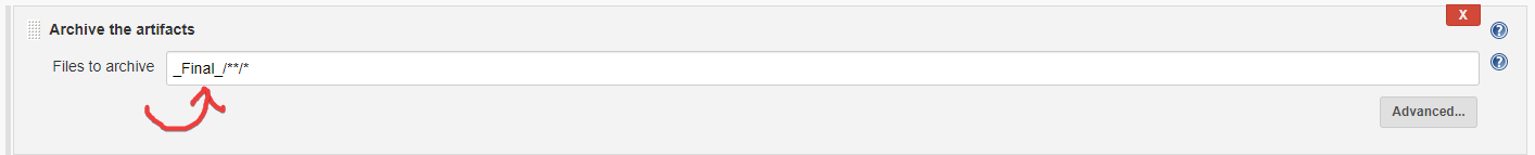Jenkins archiving artifacts